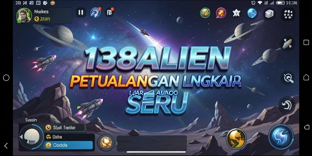 Gameplay menarik dari 138ALIEN di luar angkasa.