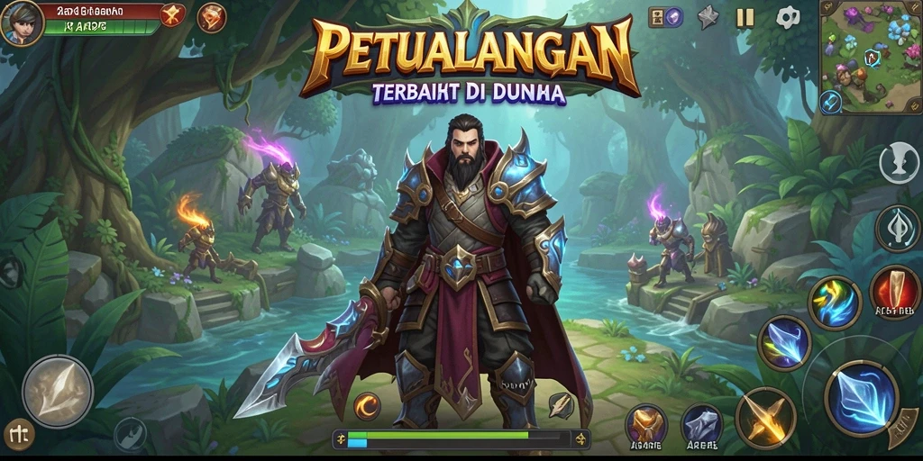 Screenshot menunjukkan aksi pertempuran seru dalam 234E yang penuh tantangan.
