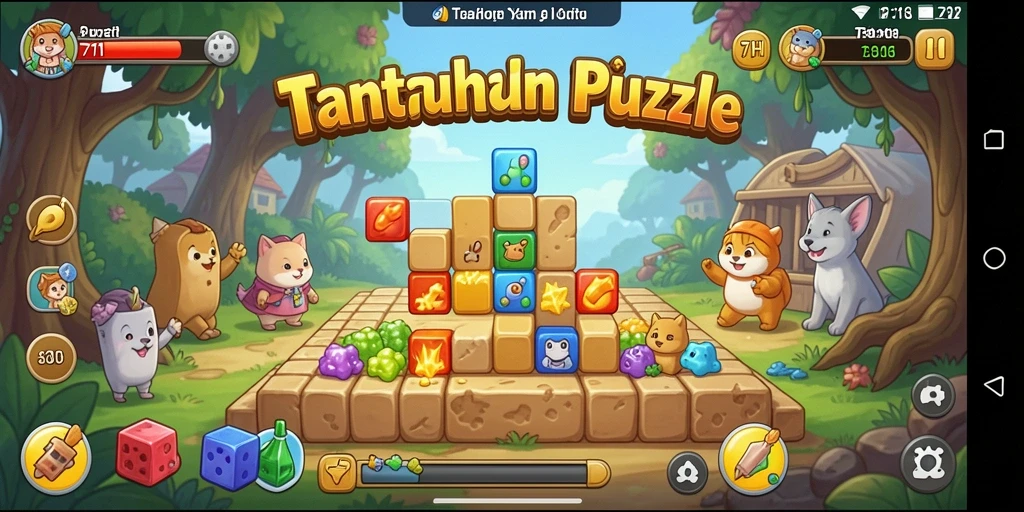 Tampilan gameplay 71H dengan tantangan Puzzle yang menarik.