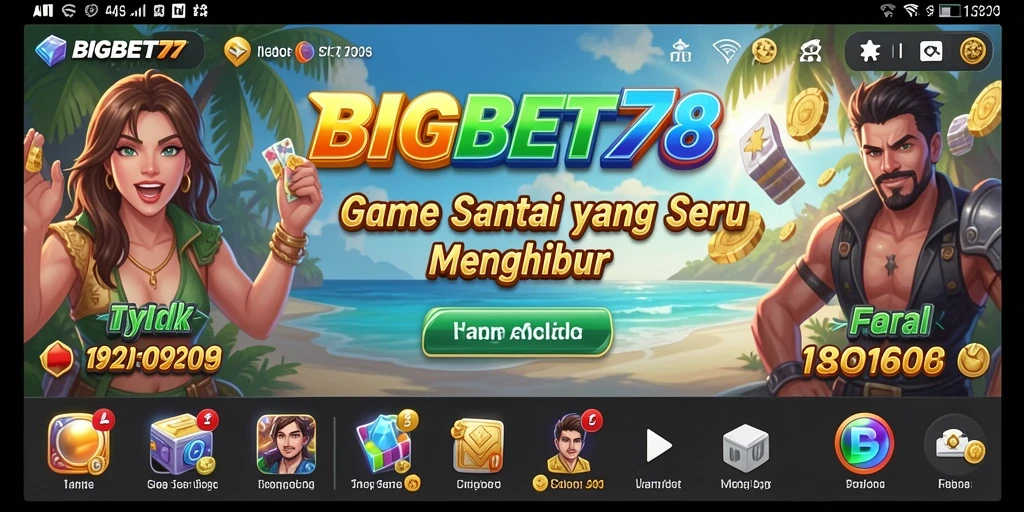Tampilan gameplay yang seru dan menarik di BIGBET78.