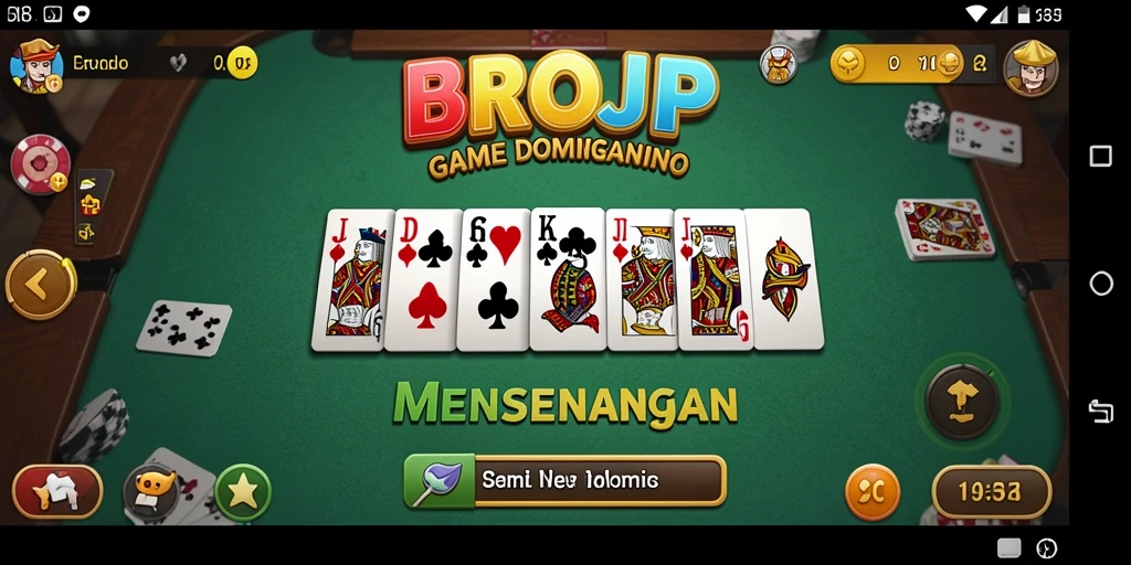 Gameplay seru dan menyenangkan dalam permainan domino.