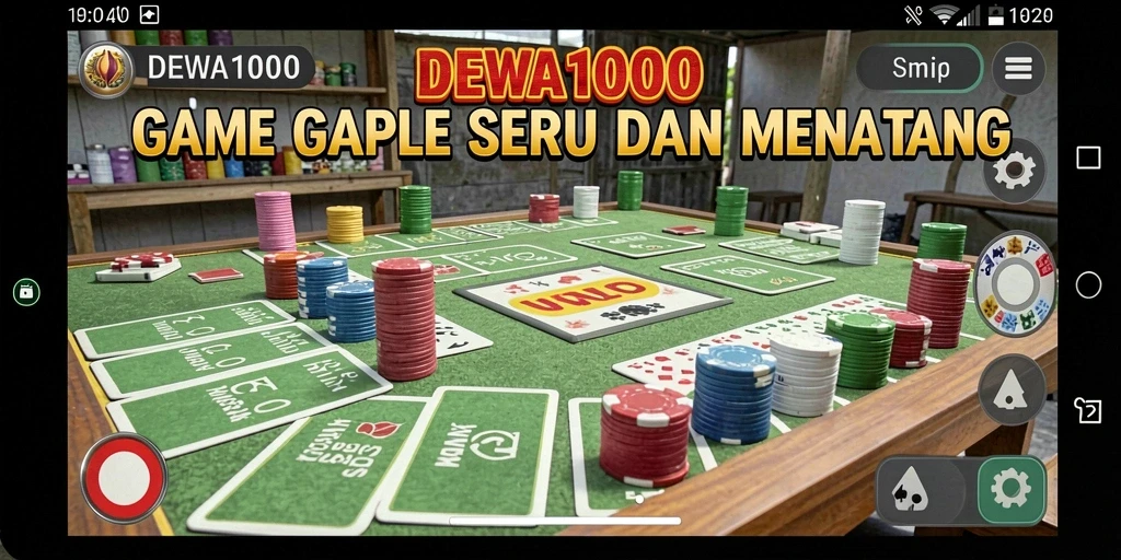 Tampilan gameplay seru dan interaktif dari DEWA1000.