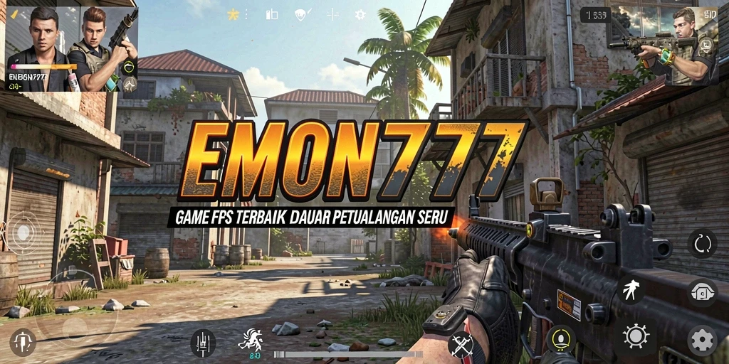 Gameplay EMON777 yang intens dan penuh aksi di medan tempur.
