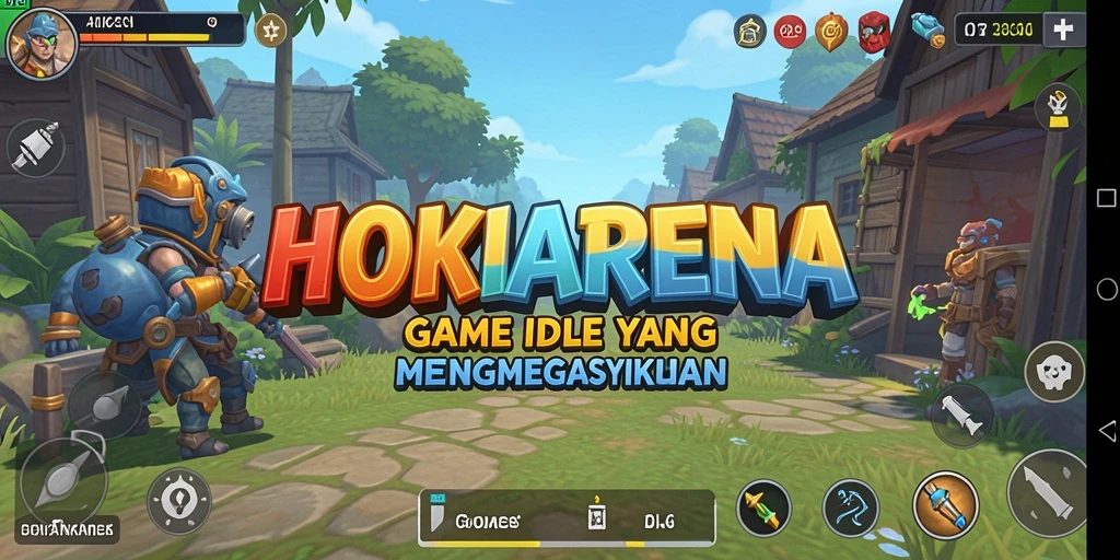 Tampilan permainan HOKIARENA yang memukau dan menyerupai pengalaman Idle.