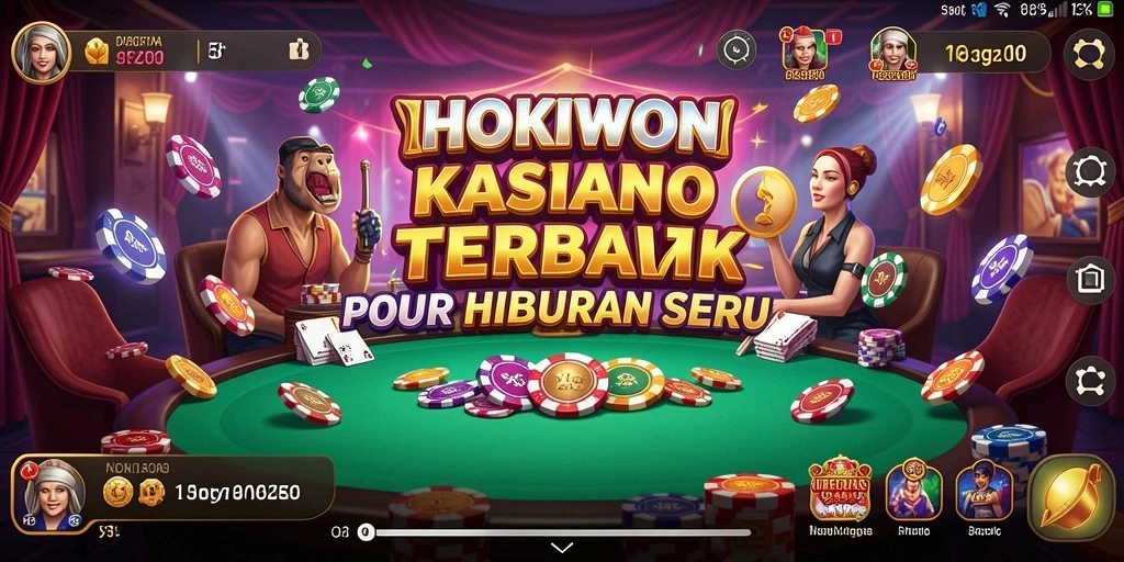 Gameplay seru HOKIWON yang menghadirkan dunia Kasino.