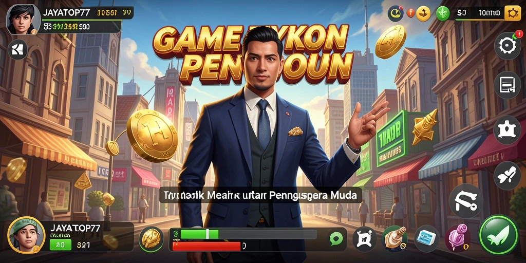 Tangkapan layar gameplay JAYATOP77 menunjukkan dunia Tycoon yang dinamis dan menantang.
