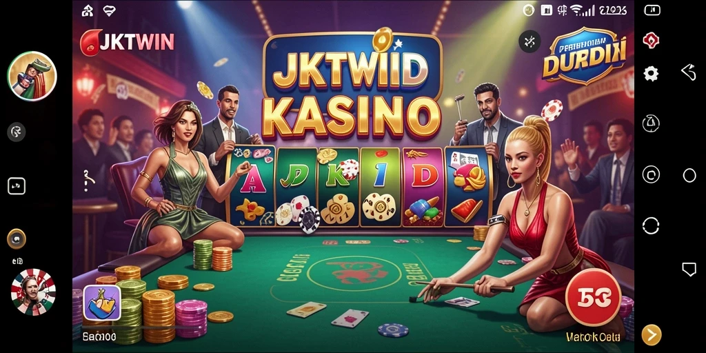 Tampilan gameplay JKTWIN dengan grafis mengesankan dan aksi menarik.