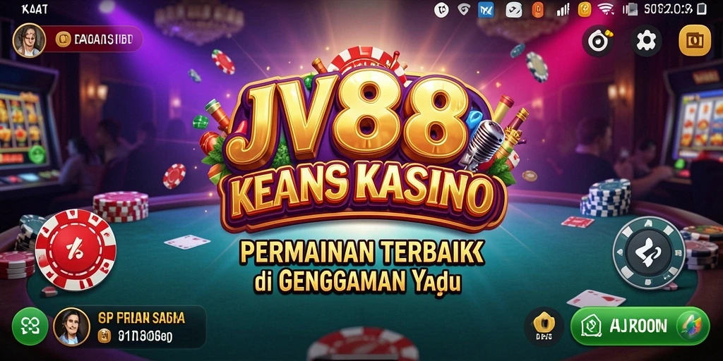 Screenshot gameplay JV88 menampilkan aksi seru permainan Kasino.