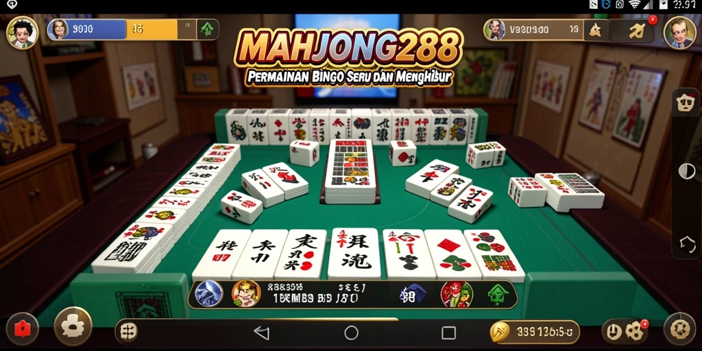 Tampilan menarik dari gameplay Bingo di MAHJONG288.
