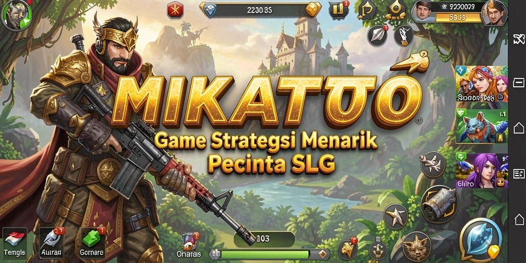 Tampilan gameplay menarik dari MIKATOTO dengan aksi SLG yang intens.