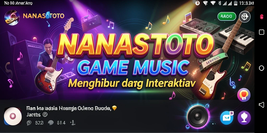 Menampilkan gameplay interaktif NANASTOTO dengan musik yang memukau.