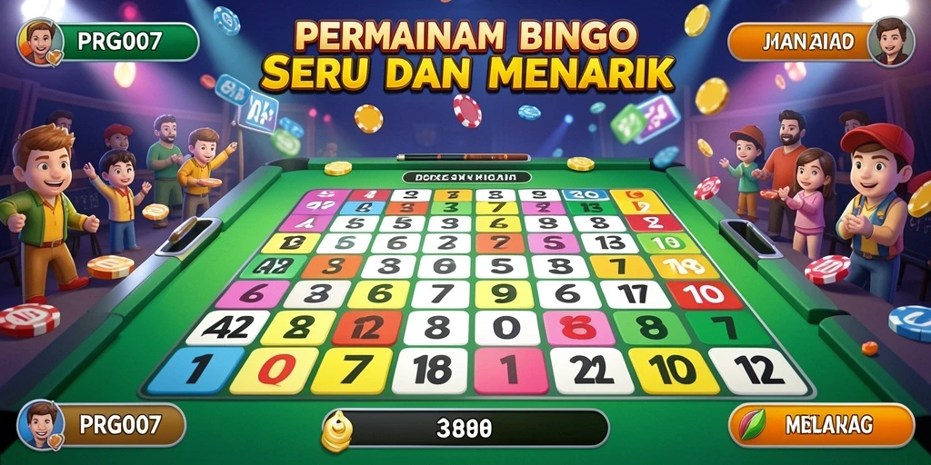 Tampilan menarik dari gameplay Bingo di PRG007 dengan fitur interaktif.