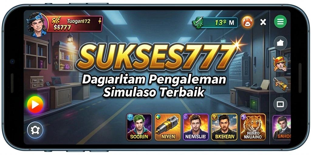 Screenshot gameplay SUKSES777 yang menunjukkan aksi seru dari simulasi.