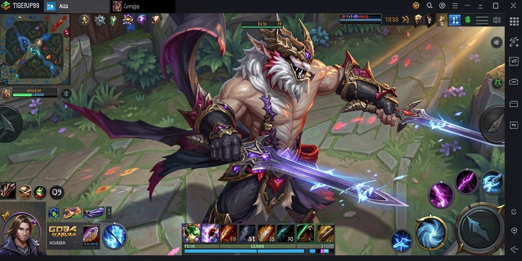 Gameplay seru TIGERJP88 dalam pertarungan MOBA yang mendebarkan.