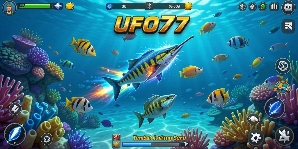 Tangkapan ikan seru di UFO77 dengan grafis menarik.