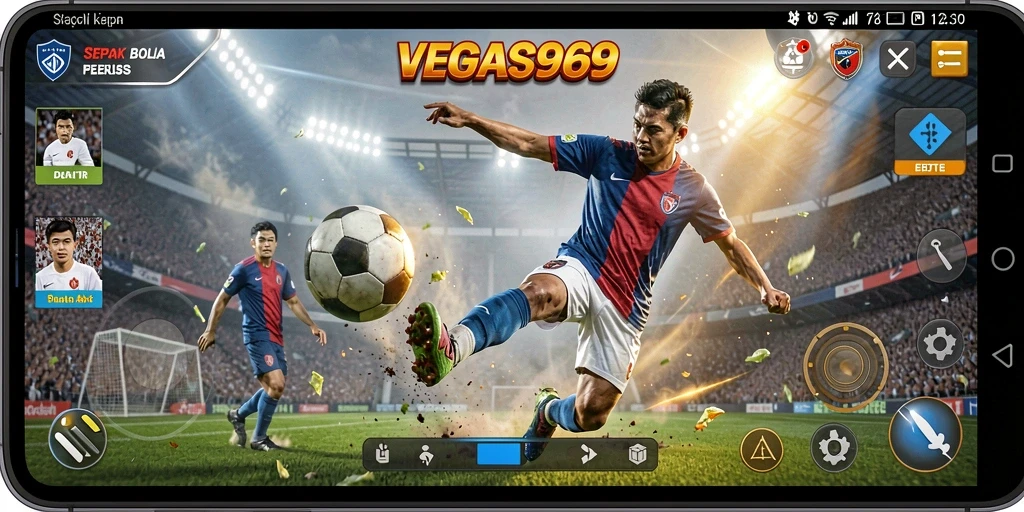Tangkapan layar gameplay menarik dari VEGAS969 menunjukkan aksi di lapangan.