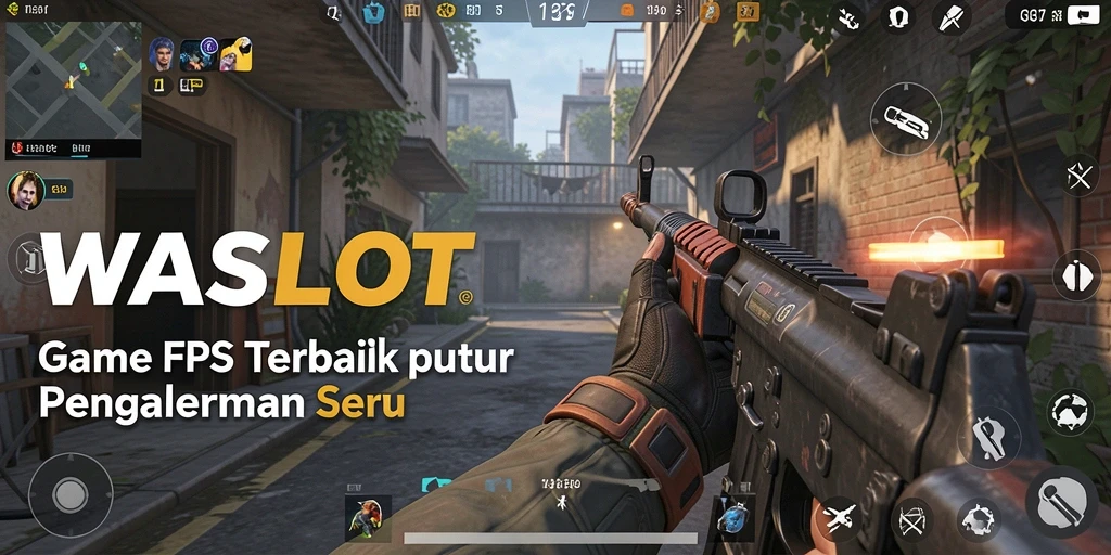 Screenshot gameplay <strong>WASLOT</strong> menunjukkan aksi tembak-menembak yang intens dan mendebarkan.