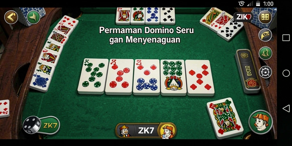 Tampilan menarik dari gameplay ZK7 yang seru dan kompetitif.
